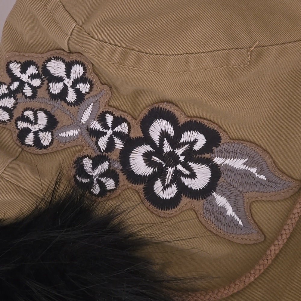 Ann Taylor LOFT Olive Faux Fur Hooded Jacket - Picture 5 of 16